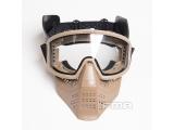 FMA JT Airsoft Full Face Mask BK/DE TB1338